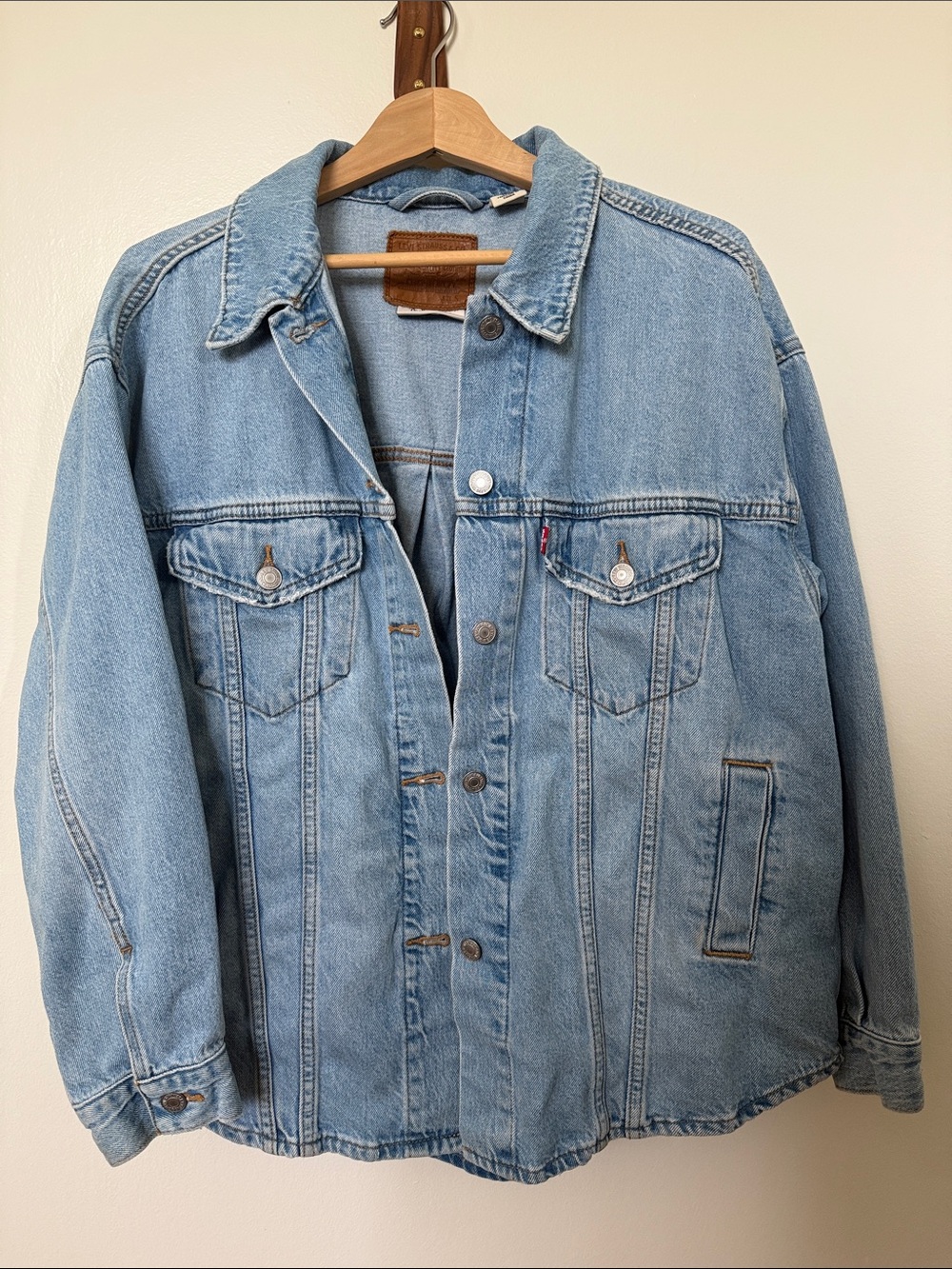 Levi’s Oversized Denim Trucker Shacket